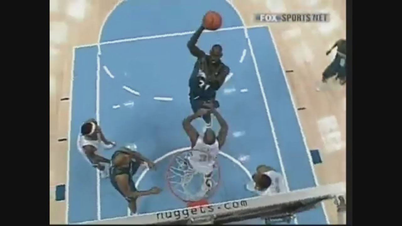 Kevin Garnett 31 Points 4 Stl @ Nuggets, 2003-04.