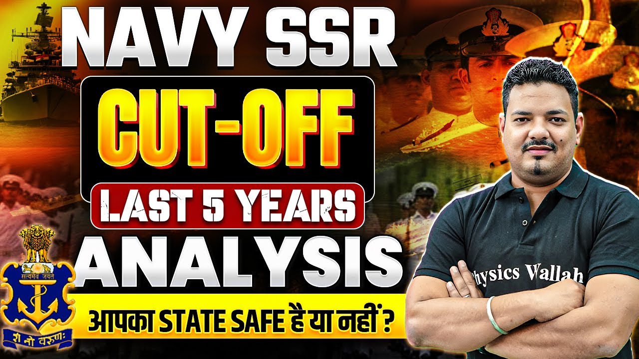 Navy SSR Last 5 Year Cut-off Analysis | Navy 2026 Cutoff | Navy statewise Cutoff