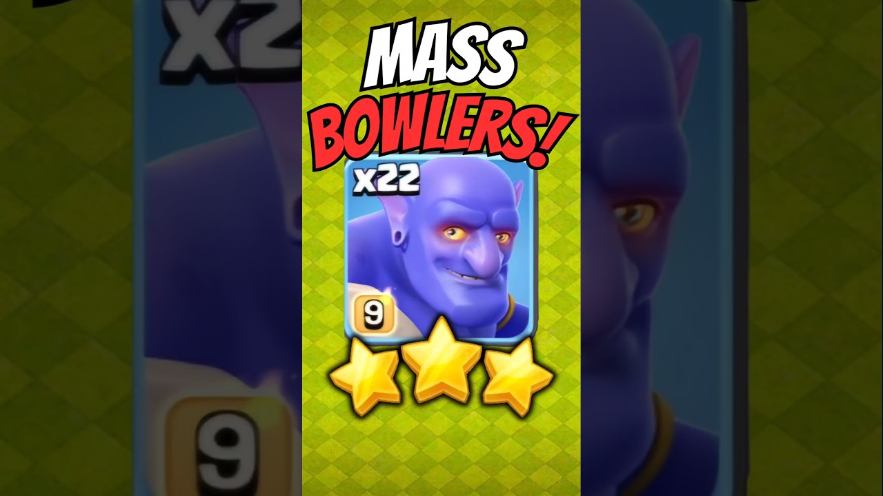 Mass BOWLER Attack is so much FUN! #clashofclans