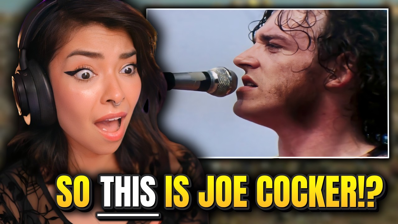 SO RAW AND CHILLING!!! | Joe Cocker -  With A Little Help From My Friends  Woodstock 1969 | REACTION
