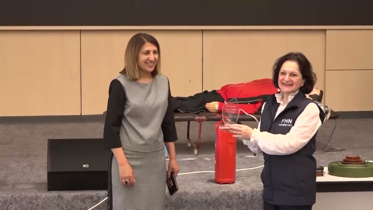 FHN Füzuli şəhərində “Təhlükəsiz məktəb” layihəsi çərçivəsində təlim keçirib (video, foto)