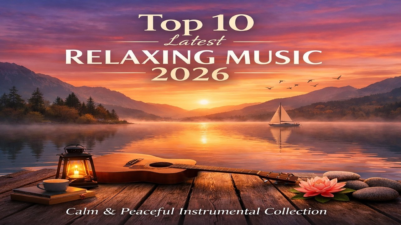 Top 10 Latest Relaxing Music 2026   Calm & Peaceful Instrumental Collection@PeacefulMindAudios
