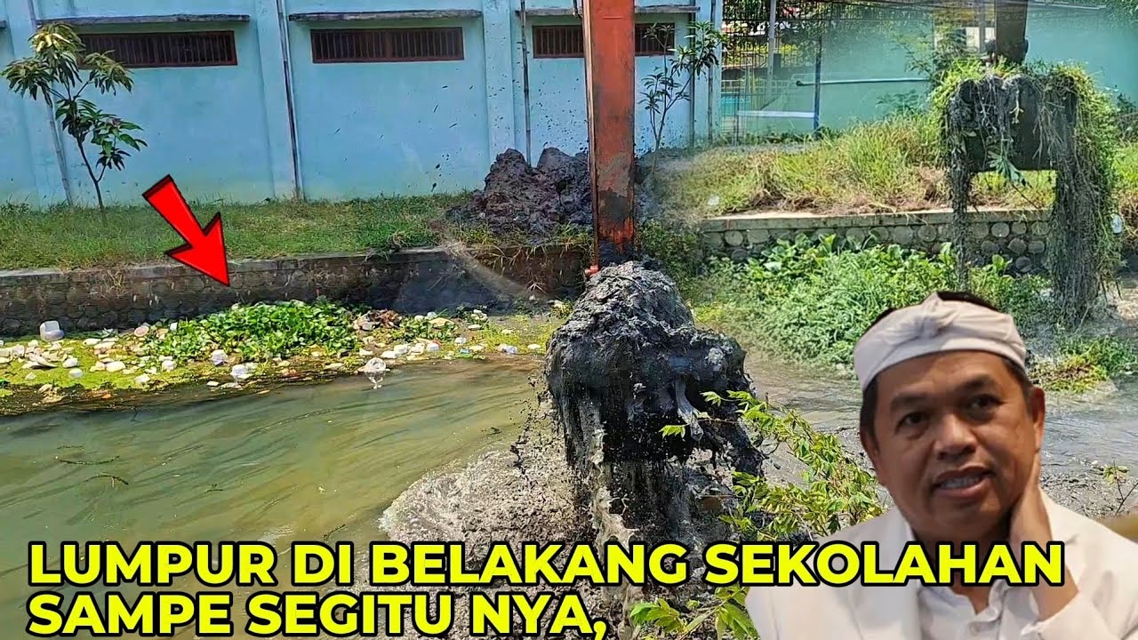 PARAH‼️LUMPUR DI BELAKANG SKOLAH BENER BENER DANGKAL PADAHAL BARU 1 TAHUN DI NORMALISASI