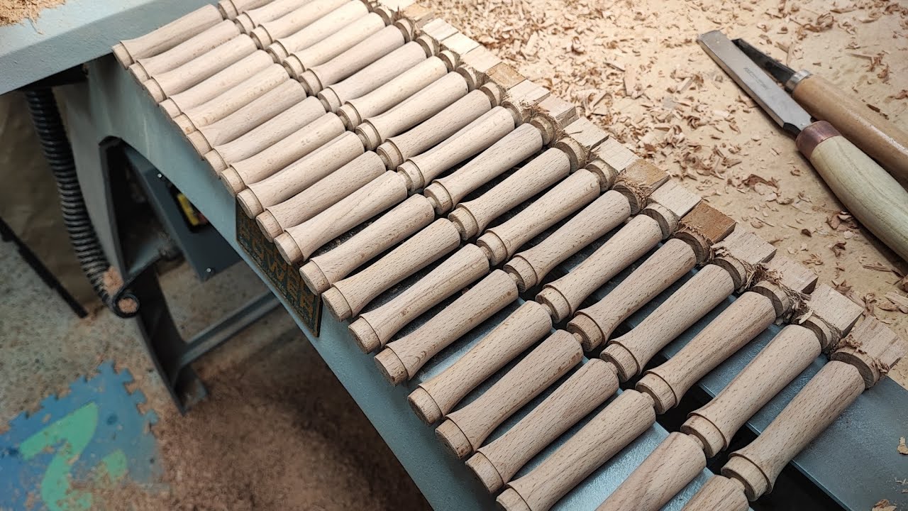 How I do 50 handles in 2 HOURS... By hand without CNC