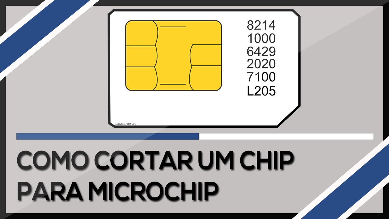 Como cortar o Chip para Microchip