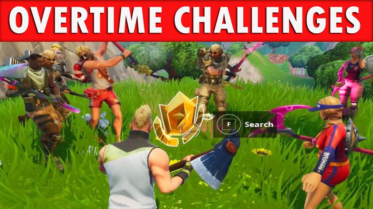 Fortnite Overtime Challenges *FREE REWARDS* CHAPTER 2 SEASON 2