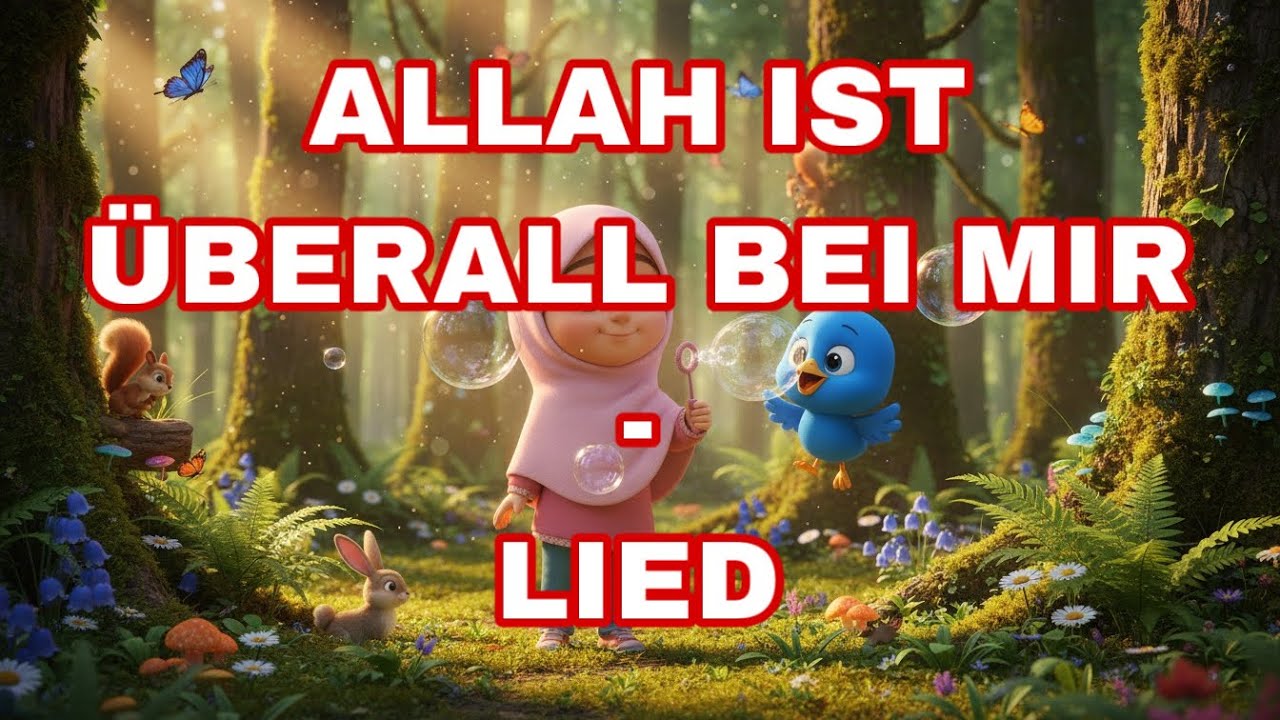 Allah ist überall bei mir - Islamisches Kinderlied #muslimkids #islamfürkinder 