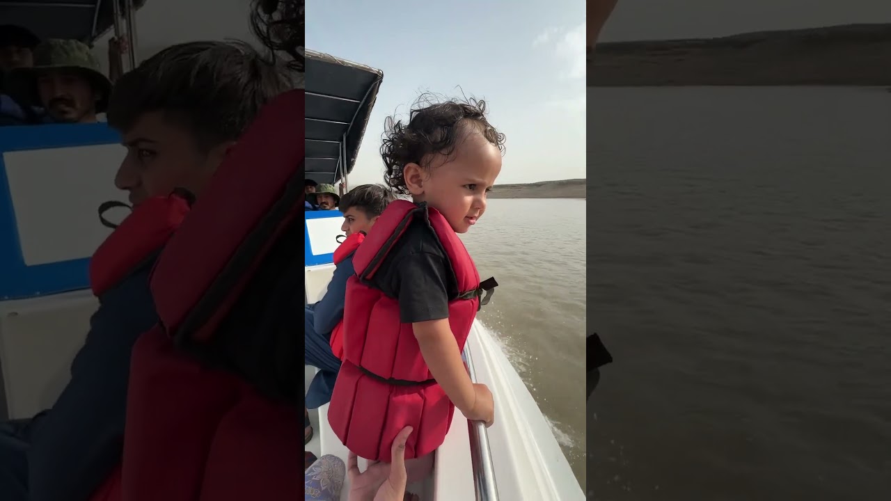 Babygirl enjoying boat ride. #dam #water #baby #babygirl #boat #boating #watersports #fypシ゚viral