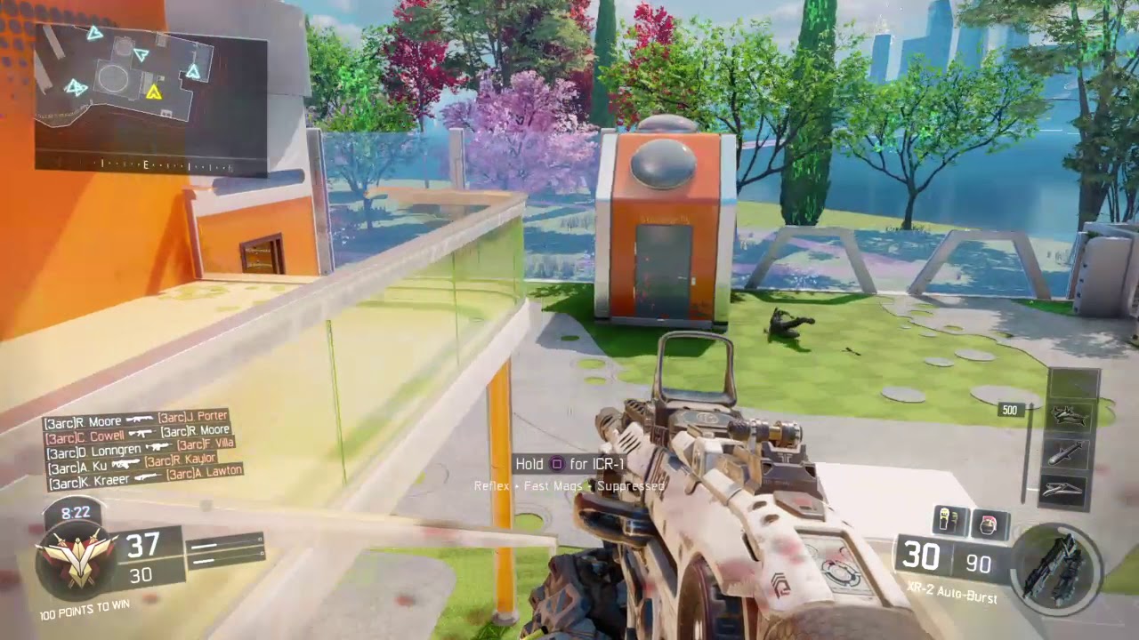 Call of Duty Black Ops 3 TDM Gameplay with Bots(No Commentary)