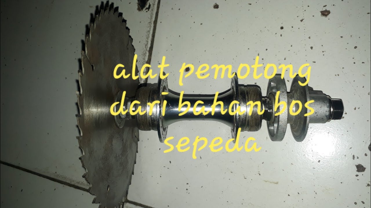 Alat pemotong triplek dari bos sepeda..sederhana..