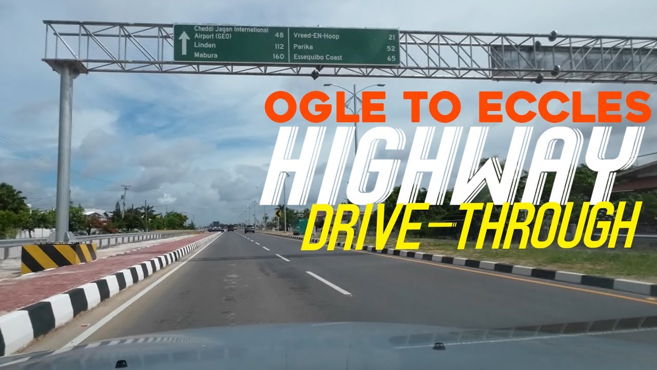 The Best Road in Guyana is Complete | Ogle to Eccles Highway Drive-through