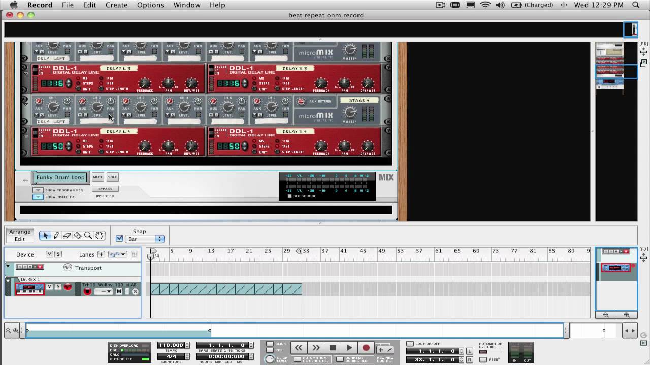 52 Reason / Record Tips - Week 18: Using the Beat Repeater Effect
