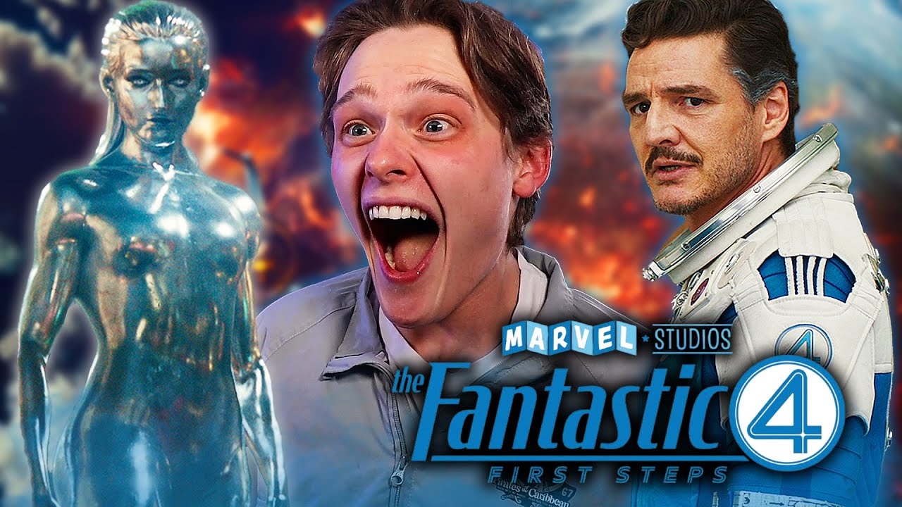 THE FANTASTIC FOUR FIRST STEPS Trailer REACTION!