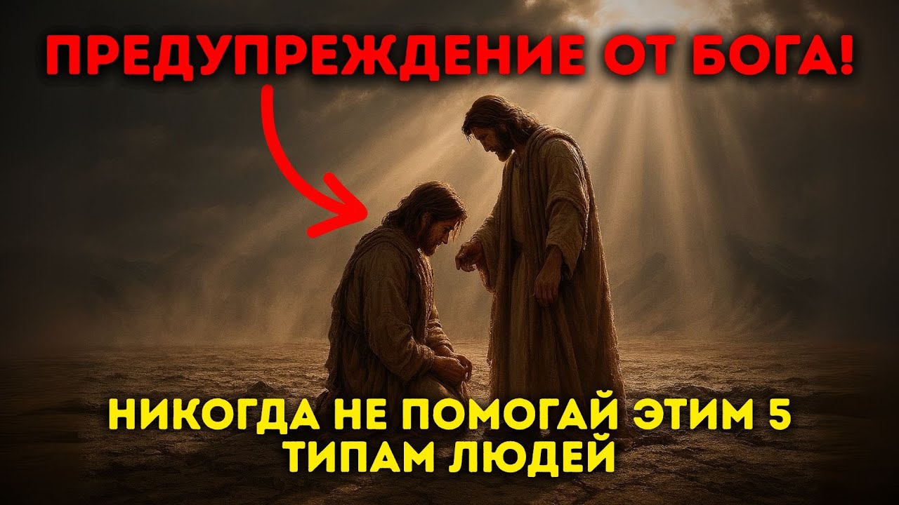 Предупреждение от Бога: 5 типов людей, которым вы не должны помогать | Библейская мудрость для вас