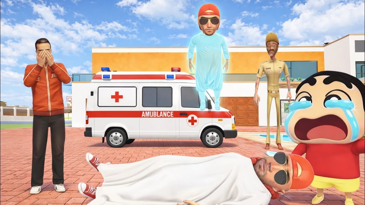 Franklin ka  dead body  😱 | Shinchan Pareshan 😢 | Indian Theft Auto Simulator
