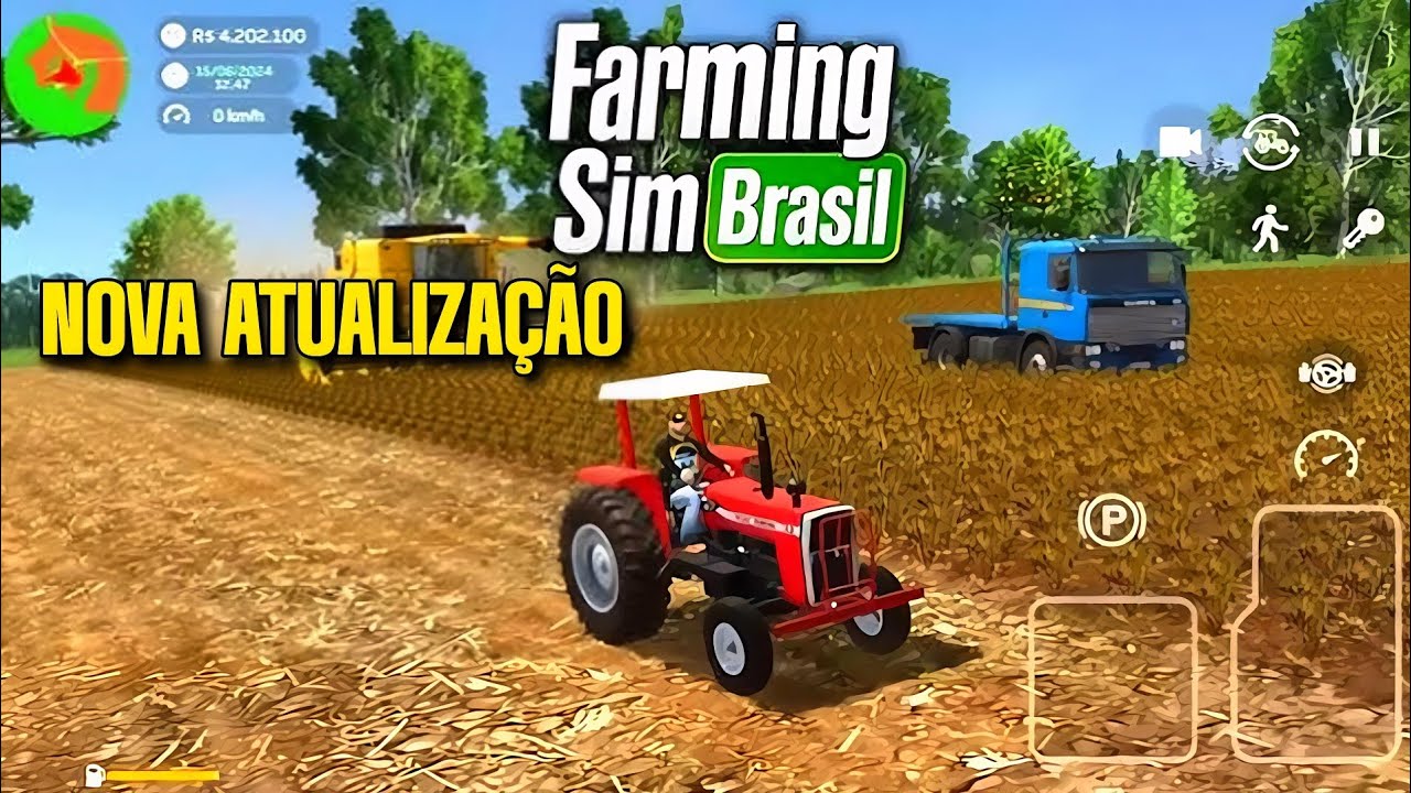 SAIU! NOVA ATUALIZAÇÃO FARMING SIM BRASIL JOGO DE FAZENDA PARA CELULAR 