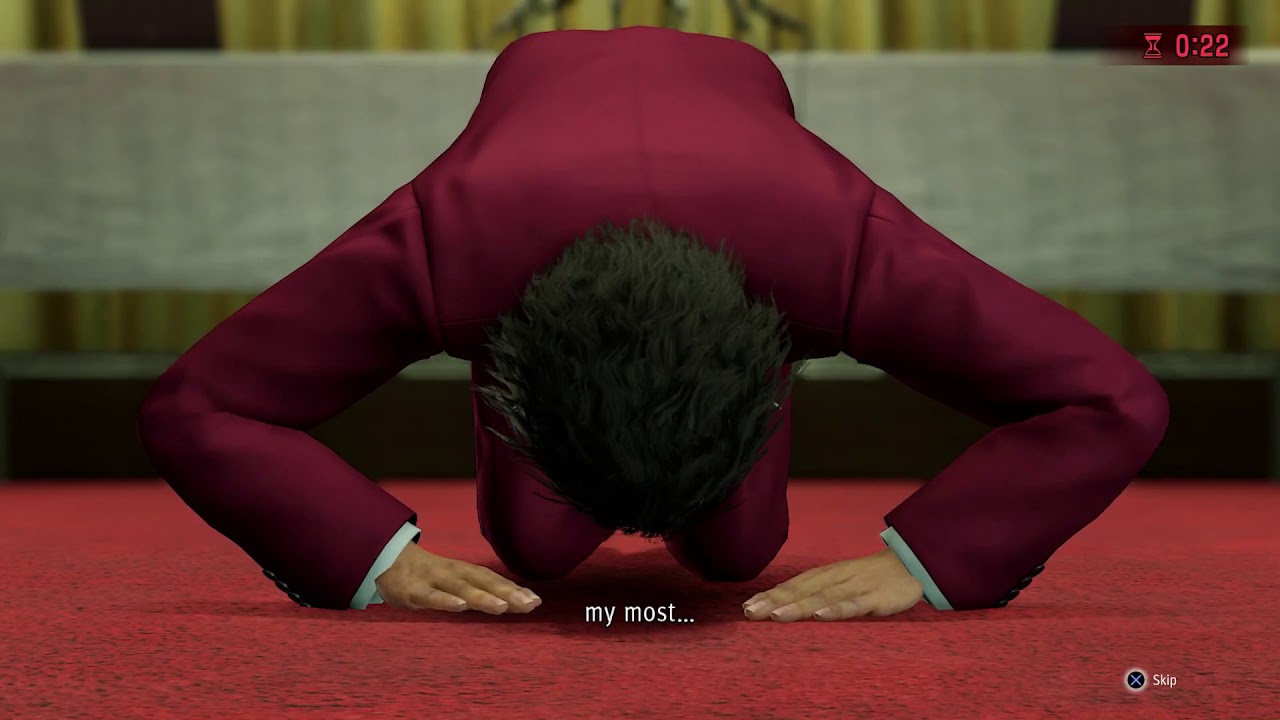 Ichiban Level 3 Apology