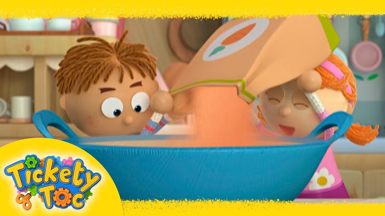 LA HORA DE HORNEAR UN PASTEL 🎂 TICKETY TOC ⏰ Episodio 10 | Temporada 1