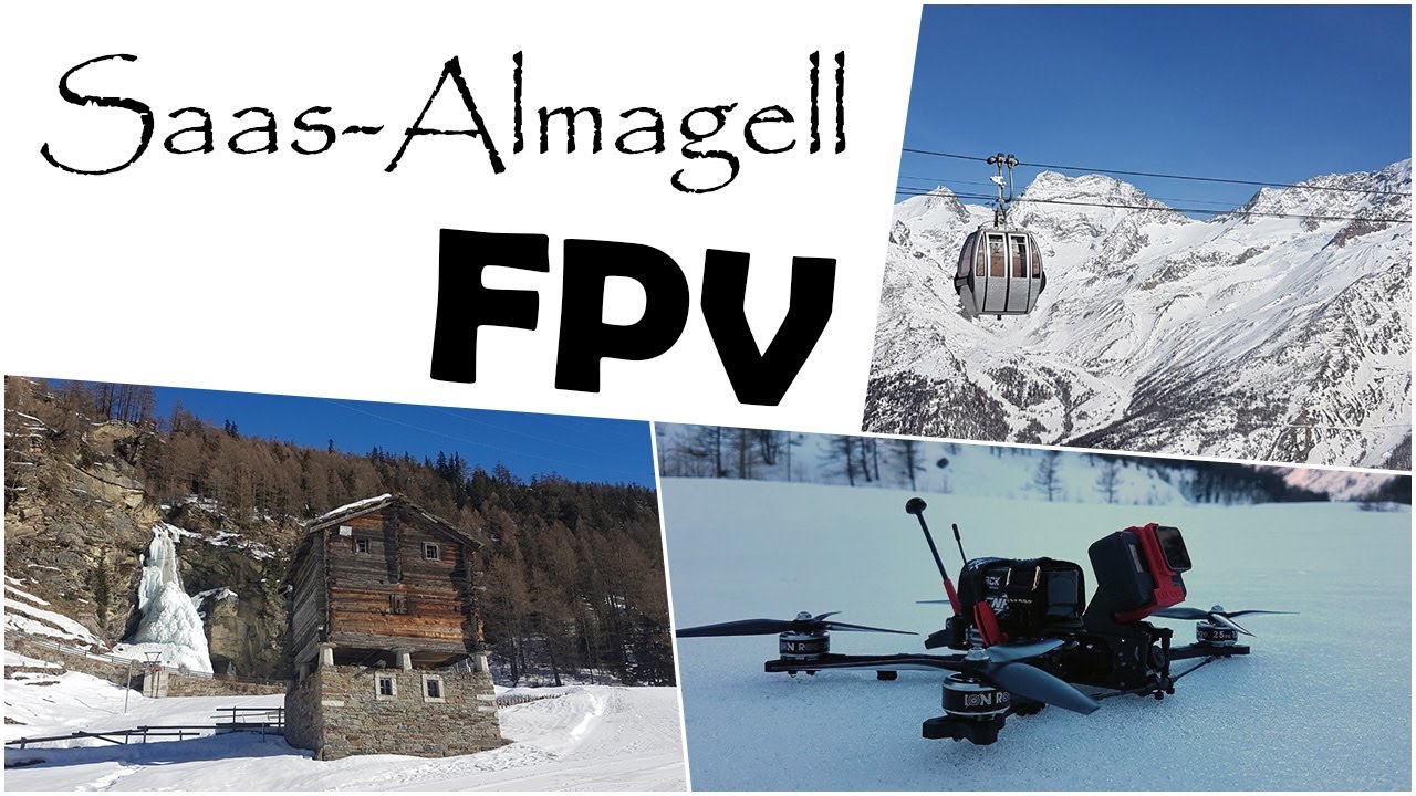 Saas Almagell / Saas Fee, Cinematic FPV, Caddx Vista, Dashware OSD