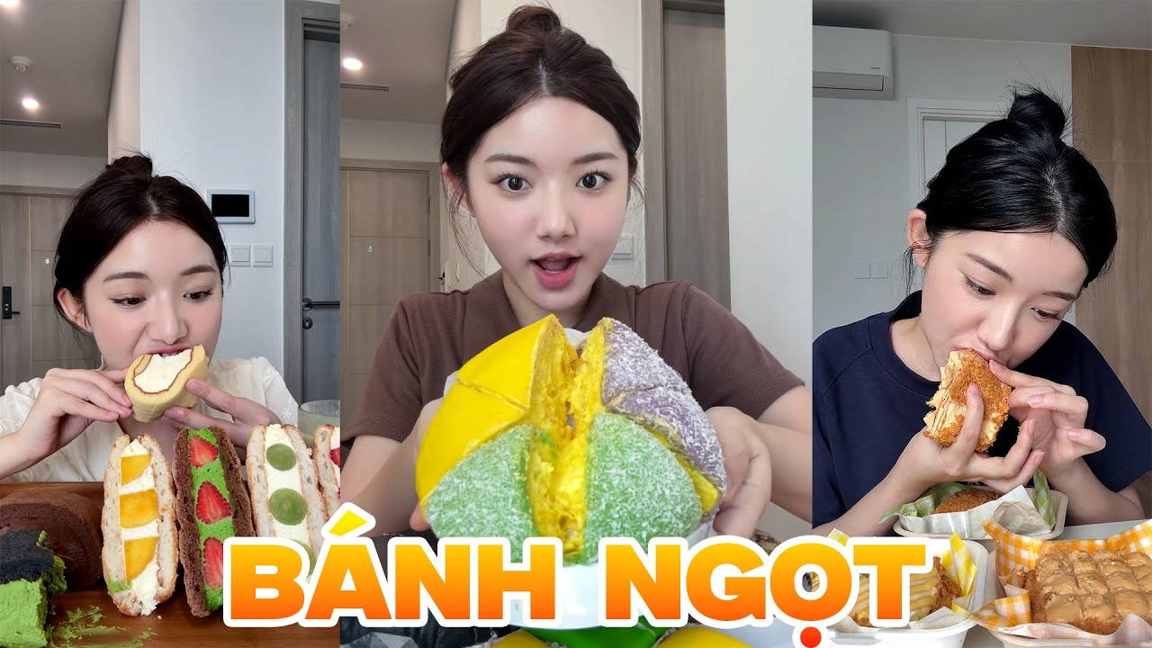 🍰 TỔNG HỢP MUKBANG BÁNH NGỌT | Crepe Sầu, Bánh Kem, ... – Ngon Ngọt Khó Cưỡng!