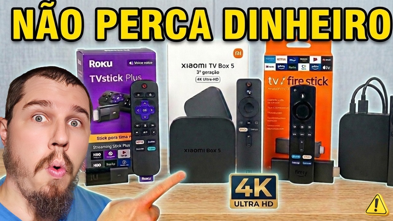 Qual MELHOR TV BOX 2026? ✅ TOP 5 pra COMPRAR e N&Atilde;O TER DOR DE CABE&Ccedil;A!