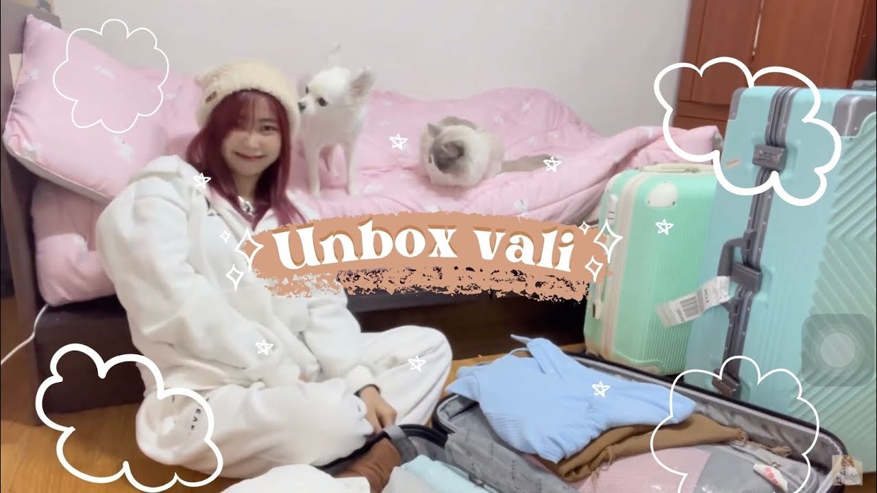 Du học sinh Hàn Quốc mang gì đi du học? Unboxing 3 chiếc Vali khổng lồ: Kim. Minn
