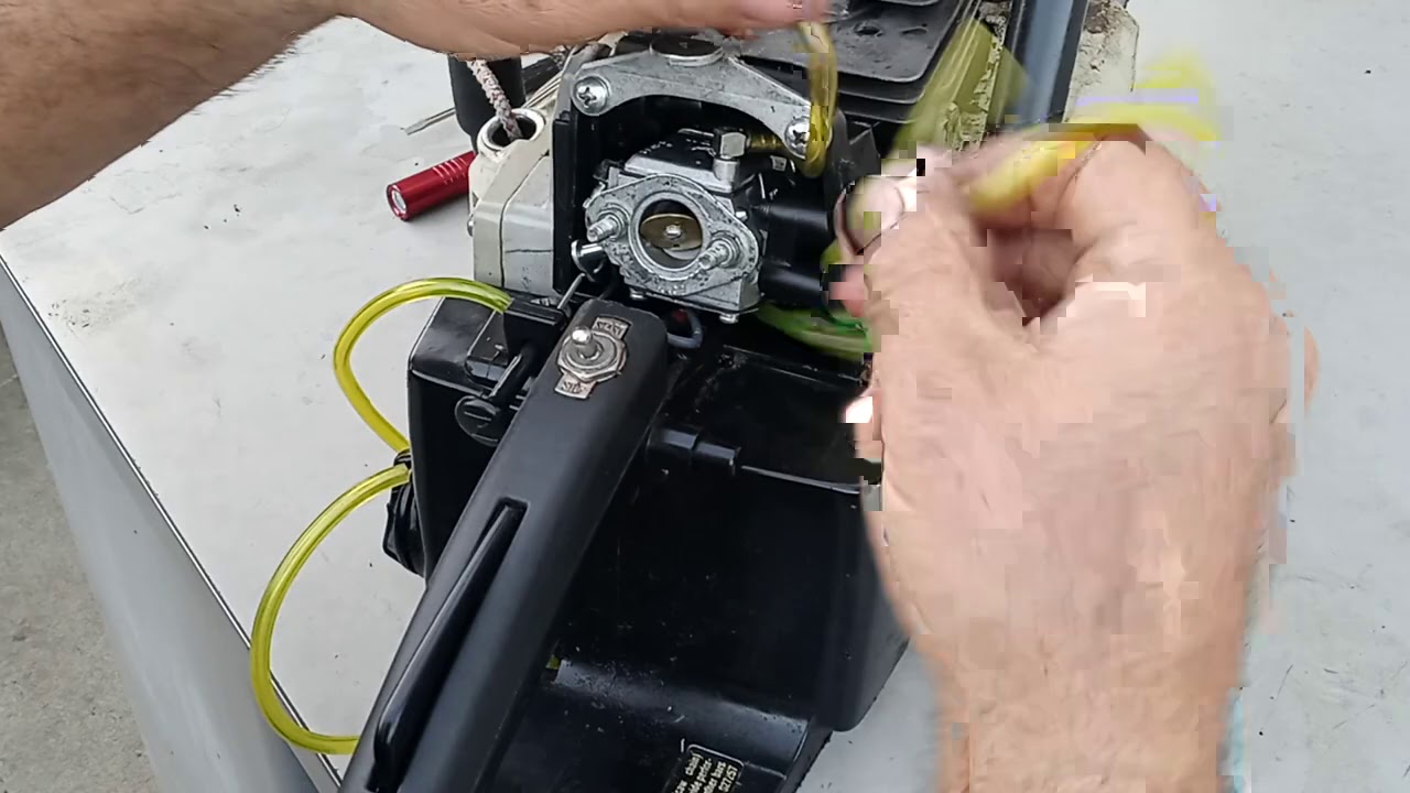 Parte#3. COMO CAMBIAR MANGUERAS Y LIMPIAR Y PROBAR CARBURADOR .MOTOSIERRA CRAFTMAN.