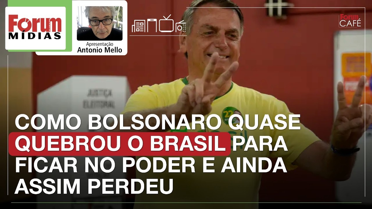 COMO BOLSONARO QUASE QUEBROU O BRASIL PARA FICAR NO PODER E AINDA ASSIM PERDEU | Fórum Mídias 19.02