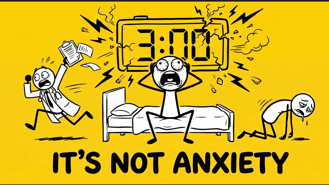 Stop Waking Up at 3AM (It’s Not Anxiety)