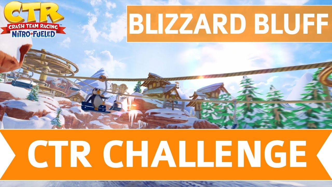 Crash Team Racing Nitro Fueled - Blizzard Bluff CTR Challenge Token Locations