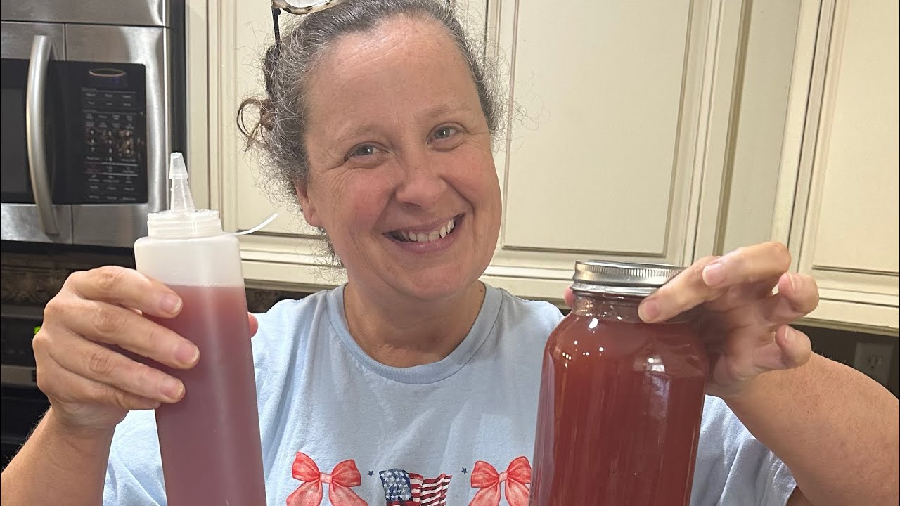 HOW TO MAKE PEACH SYRUP FROM PEACH SKINS 🍑 