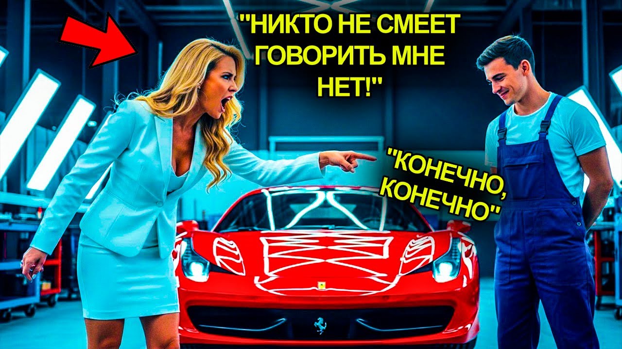 Никто Не Смеет Говорить Мне “Нет”! — Кричала Миллионерша… Пока Бедный механик Не Ответил Ей.