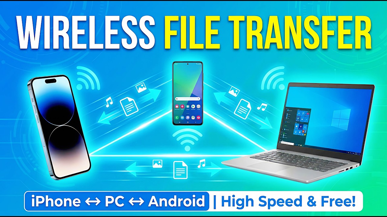 iPhone to Android & PC File Transfer–Bilkul Free High Speed Trick|ફોટા, વિડિયો અને ડોક્યુમેન્ટ મોકલો