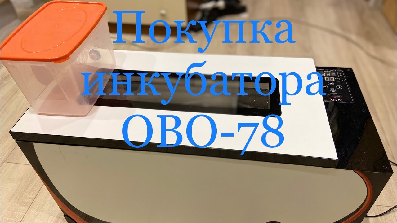 Покупка инкубатора ово-78