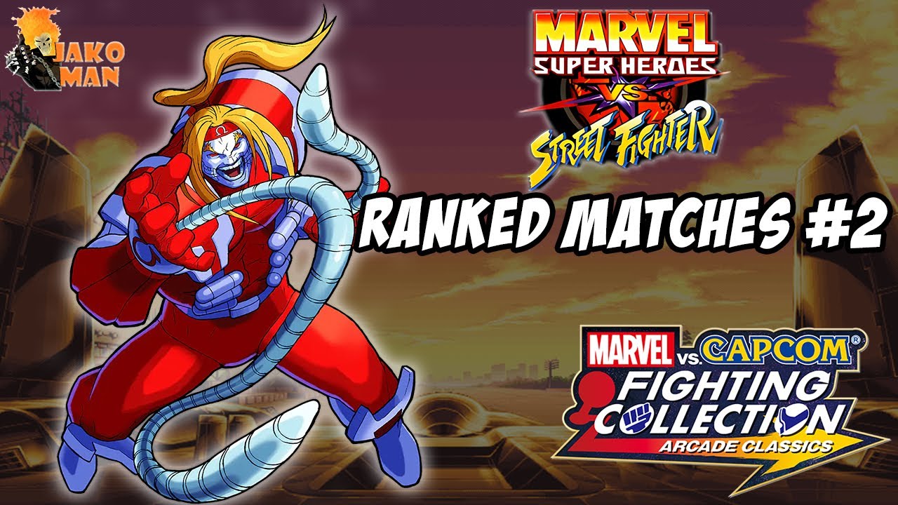 MVC Fighting Collection: Marvel Super Heroes VS Street Fighter Ranked Matches #2