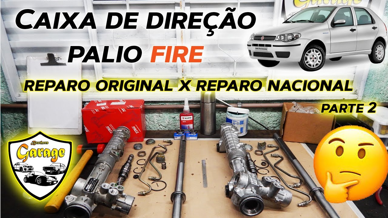 Montagem Caixa de Direcao Hidraulica Fiat Palio Fire, Reparo Original x Paralelo - Parte 2