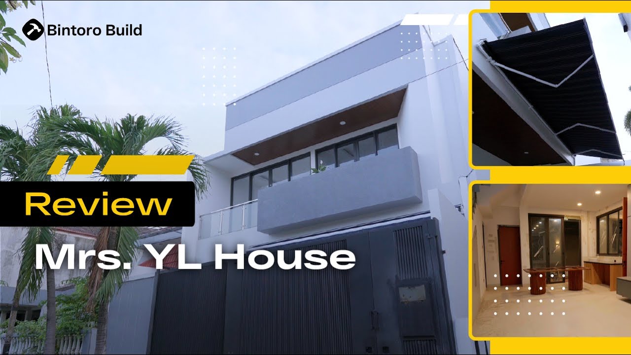 House Tour Bangun Rumah Modern 2 Lantai Plus Ada Rooftop nya 2 M-an | Bintoro Build