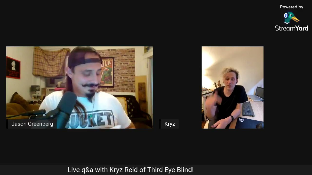 Live q&a's on Facebook: Kryz Reid of Third Eye Blind