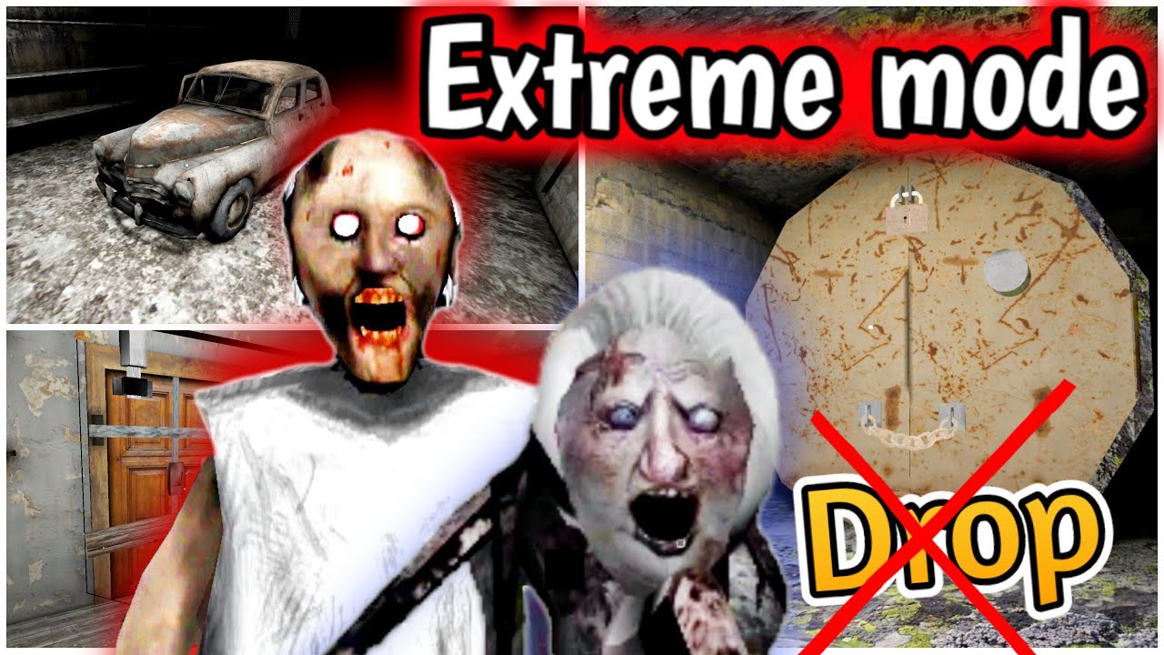 Granny 1.8 - Extreme mode - Unlock All Escapes Routes (Without Drop button) ✅☠️