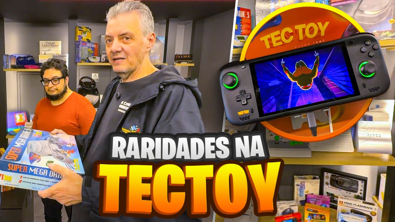 FUI NA TECTOY COM O TIOZÃO E ENCONTREI RARIDADES INTACTAS!
