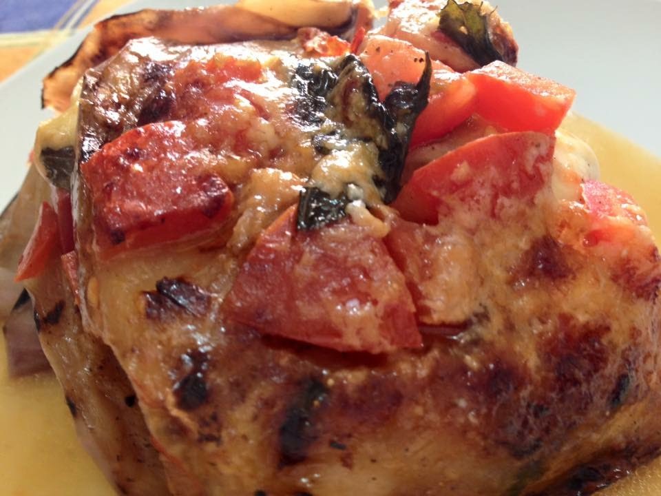 Berenjenas a la parmesana ligera