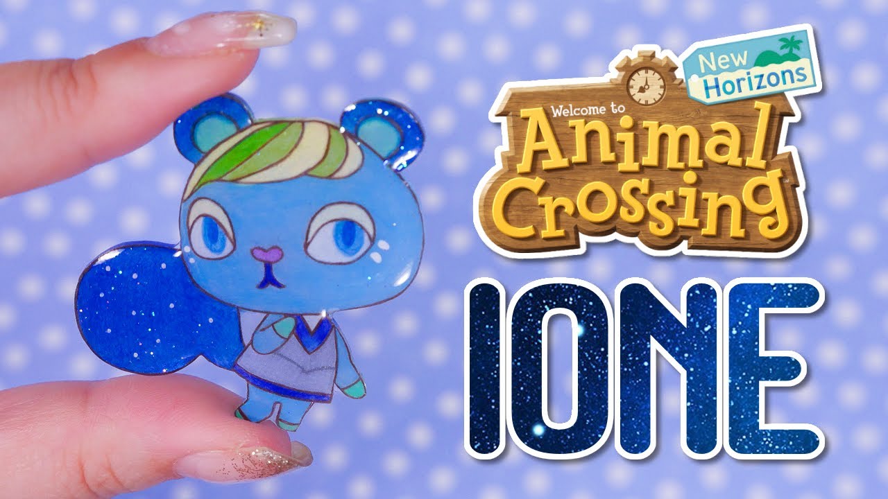 Watch Me Craft ♥ Animal Crossing Ione |  Shrink Plastic & UV Resin