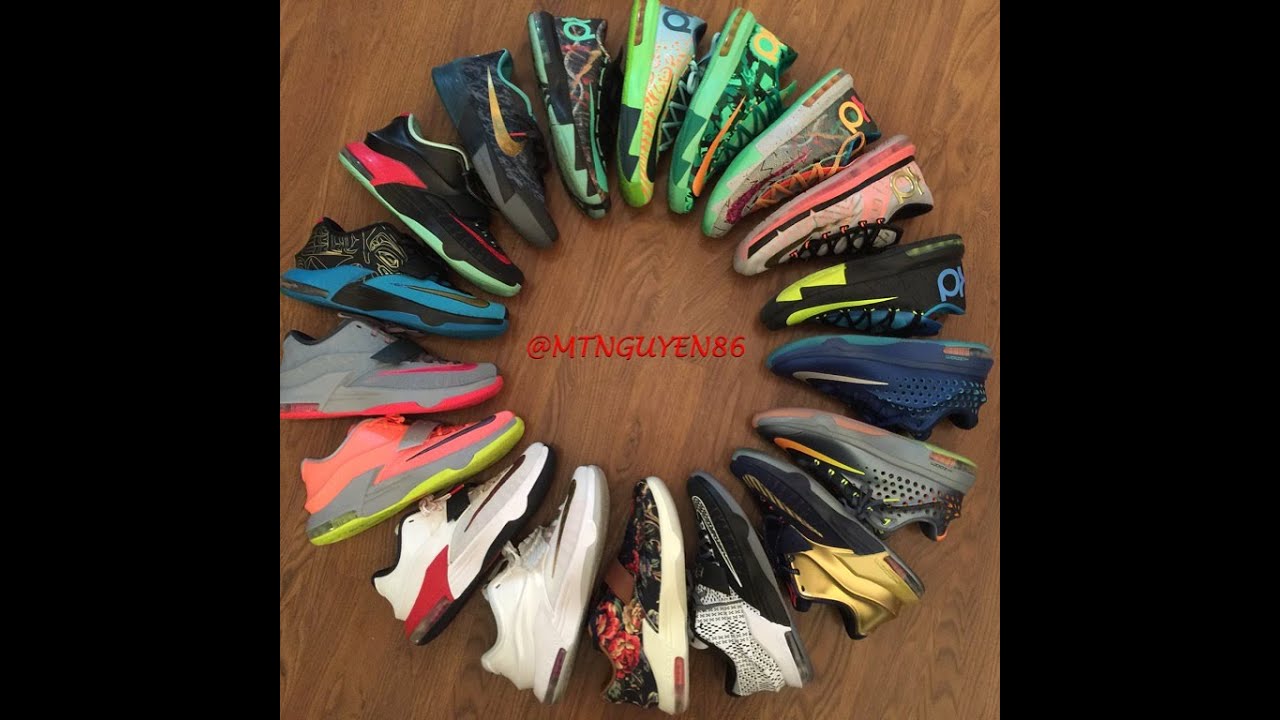 KD Kevin Durant shoe collection