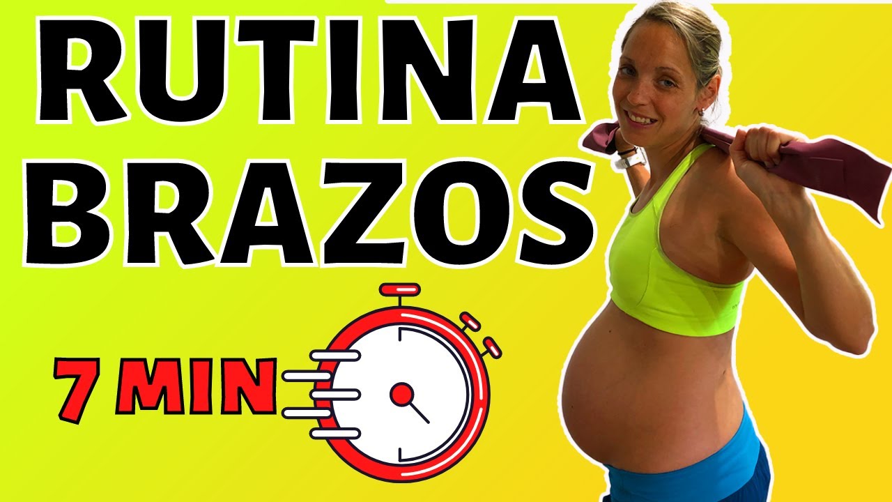 🤰 7 EJERCICIOS  Sencillos de BRAZOS con Gomas para EMBARAZADA