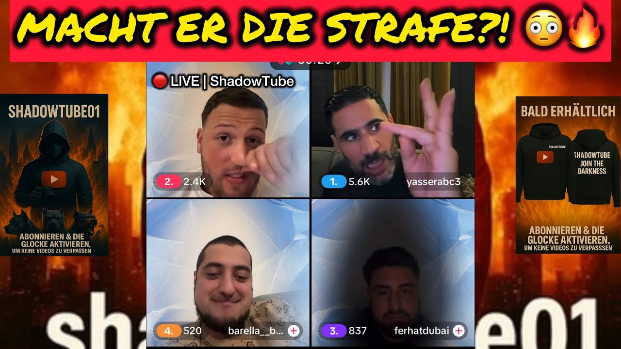 🔴 LIVE | BARRELO LIVE mit Ferhat Dubai & Yasser Abou Chaker 😳 Macht er seine Strafe?! 🔥