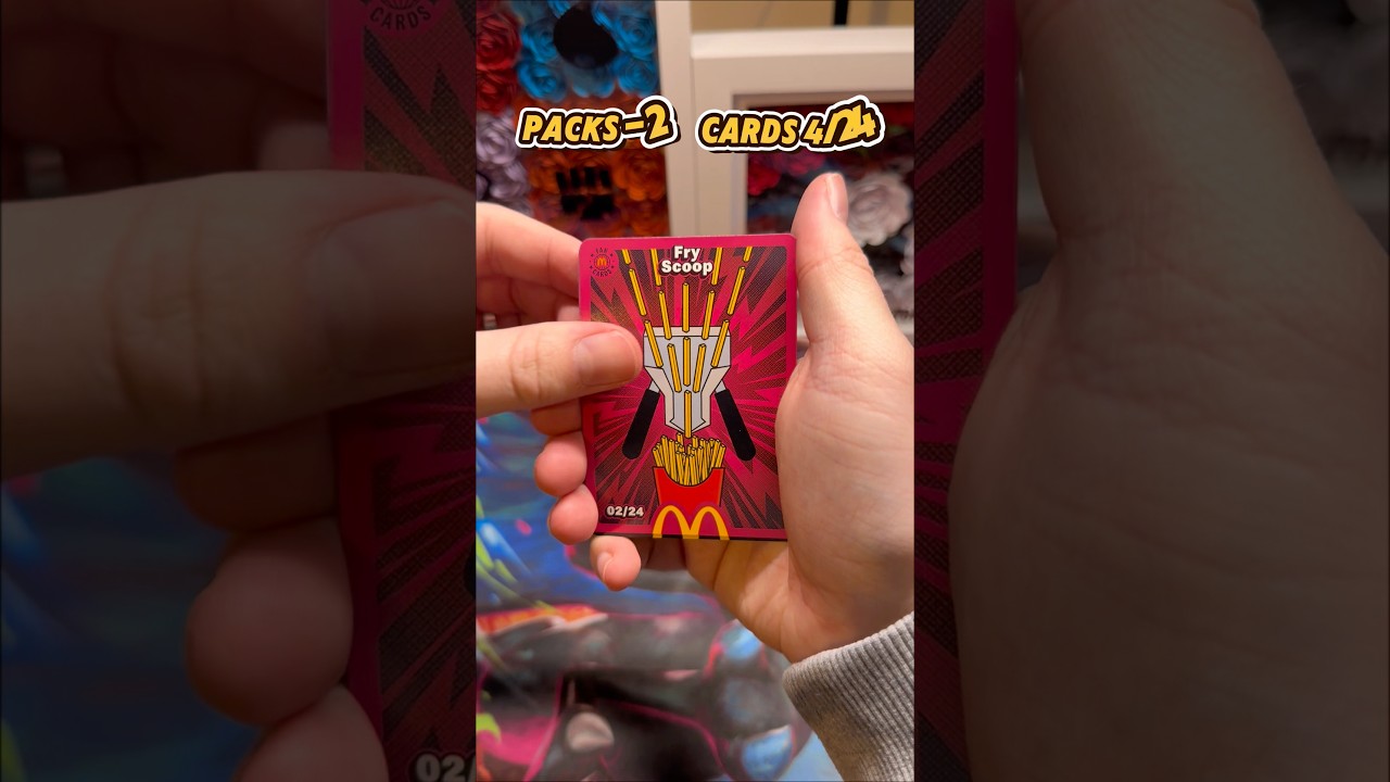How many packs will it take to complete the McDonald&rsquo;s set? Drop your guess below 👇