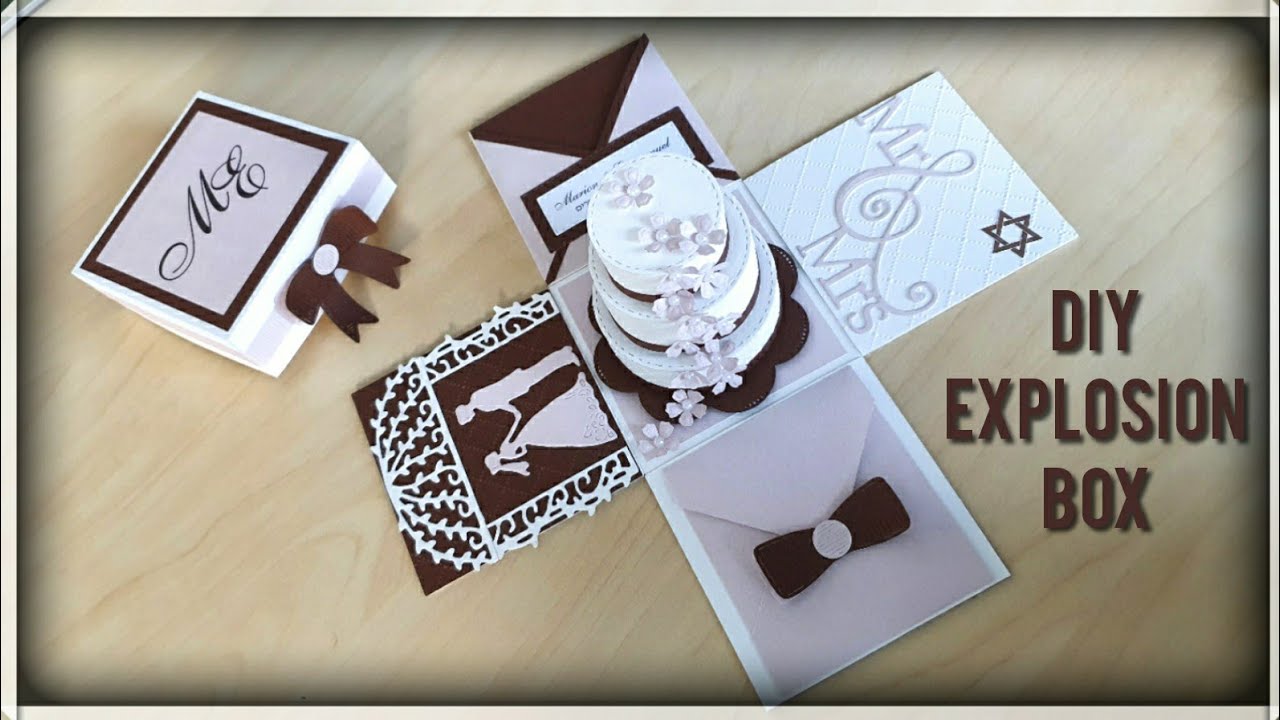 DIY | Cadeau de mariage | Explosion Box | Original | Scrapbookingbysissi