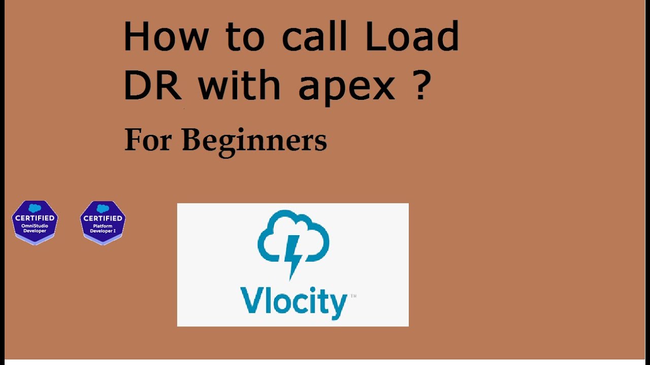 How to call Load Dataraptor using Apex | By Santosh