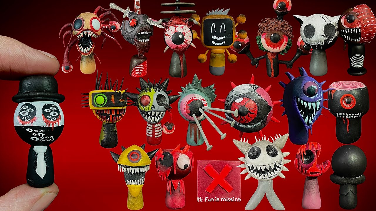 Toda la FASE 6 de SPRUNKI de PLASTILINA (COMPILACIÓN)