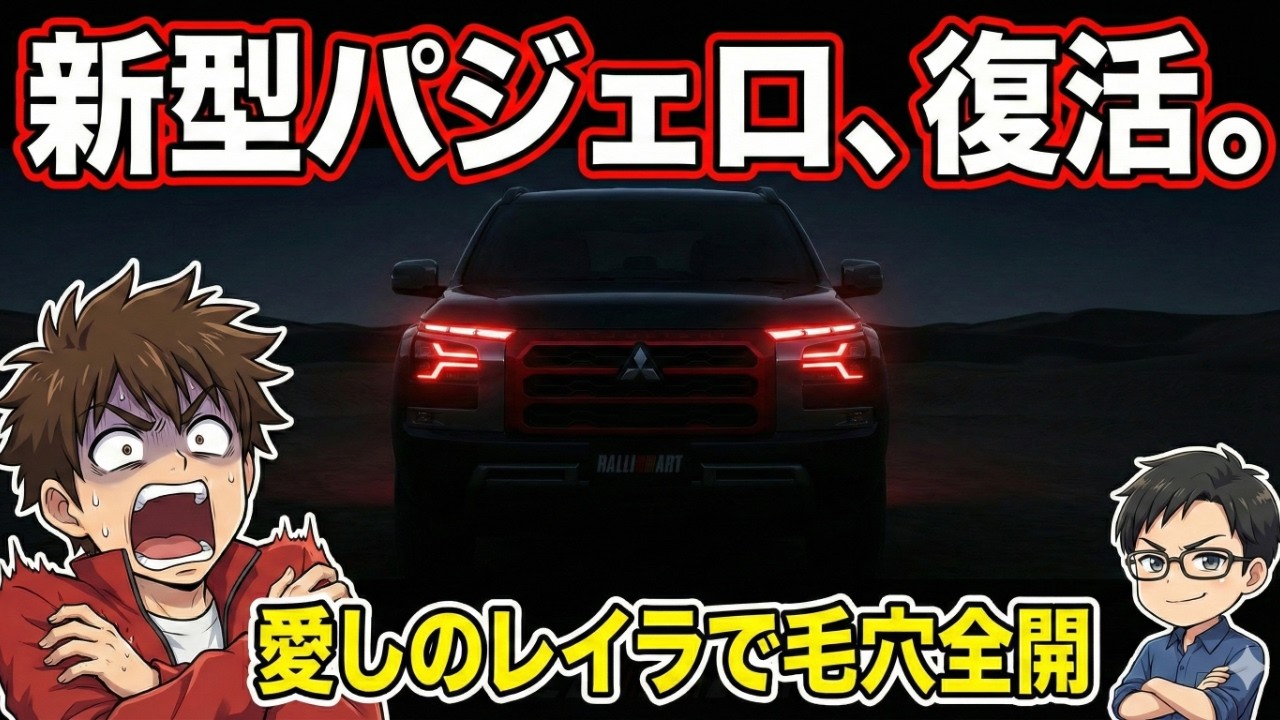 【2026衝撃】新型パジェロが遂に復活！公式映像と「愛しのレイラ」に隠された三菱の覚悟